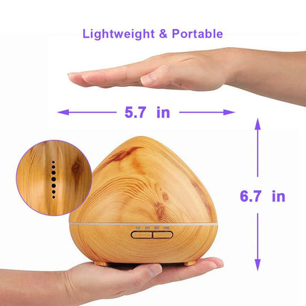 Difusor de aceites esenciales aromaterapia Humidificador de aire ultrasónico Control remoto automático Humidificador 300 500 1000ml