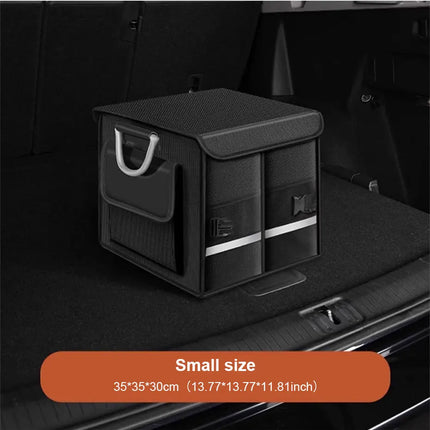 SEAMETAL Organizador de Maletero Plegable de Tela Oxford Impermeable, Gran Capacidad 110L, Caja de Almacenamiento para Coche, Ideal para Camping, Pesca y Viajes, Fácil de Transportar