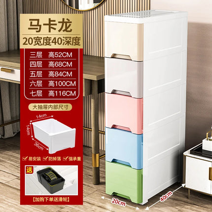 Gabinete de Almacenamiento Múltiple Compacto – Estante Multicapa para Baño y Cocina