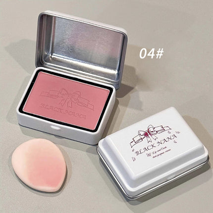 Rubor de niebla suave con forma de corazón francés, baja saturación, puro deseo, maquillaje coreano, maquillaje, rouge, maquillaje