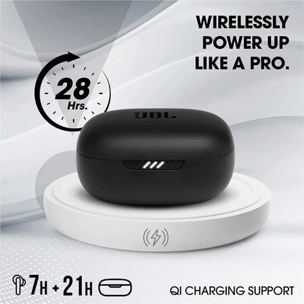 JBL Live Pro + auriculares inalámbricos verdaderos con estuche de carga auriculares adaptables con cancelación de ruido auriculares impermeables con micrófono