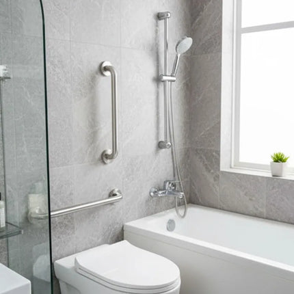 Reposabrazos de Acero Inoxidable – Alta Resistencia, Antioxidante y Fácil de Instalar para Baño, Hogar u Hospital