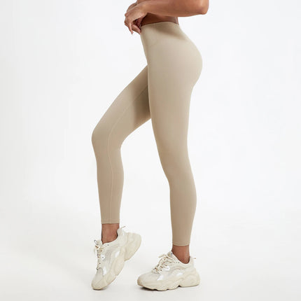Hearuisavy-mallas de cintura alta de telas súper suaves, pantalones de Yoga para gimnasio de secado rápido, mallas de entrenamiento para correr, mallas deportivas de realce para mujer