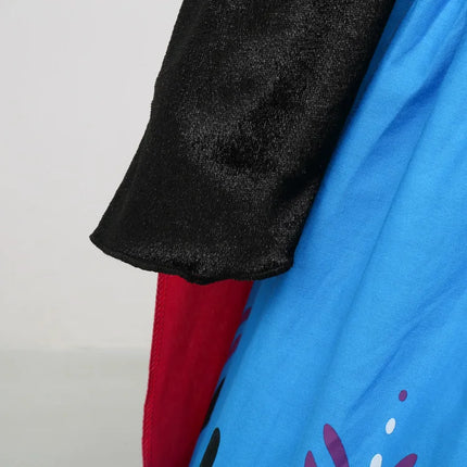 Disney niñas Reina de la nieve Elsa coronación vestido de princesa elegante ropa de fiesta niños carnaval Frozen Girl Cosplay princesa tela