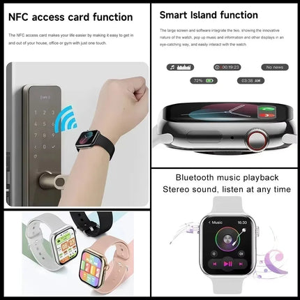 Nuevo 2025 Original para Apple Watch 10 reloj inteligente hombres temperatura corporal Bluetooth llamada NFC GPS deportes mujeres SmartWatch para Apple