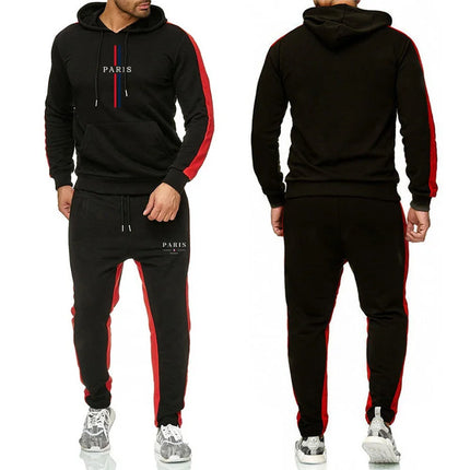 2025 última sudadera con capucha para hombre, conjunto de pantalones de chándal, sudadera deportiva informal, ropa de entrenamiento para otoño e invierno, trajes para correr, trajes para hombre