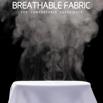 Camiseta de cuello redondo Camisa absorbente de sudor transpirable de secado rápido ultraligera blanca de 7 piezas adecuada para gimnasio físico y Ru