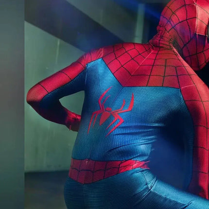 Halloween hombres araña Cosplay No Way Home Swing disfraz superhéroe Zentai traje adultos hombre mono completo mono