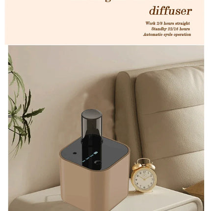 Difusor de Aroma de aceite esencial puro recargable, nebulizador de fragancia sin agua portátil USB de aire fresco para el hogar y la Oficina