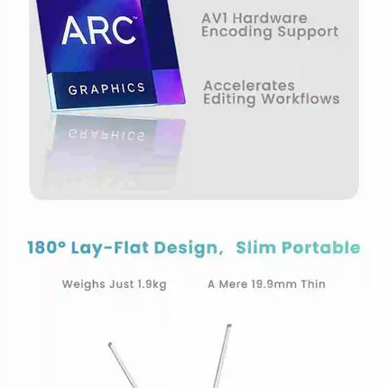 Genmachine Laptop – Intel Core Ultra 5 125H, 14 Núcleos / 18 Hilos, 16GB DDR5 + 512GB SSD, FHD 15,6’’