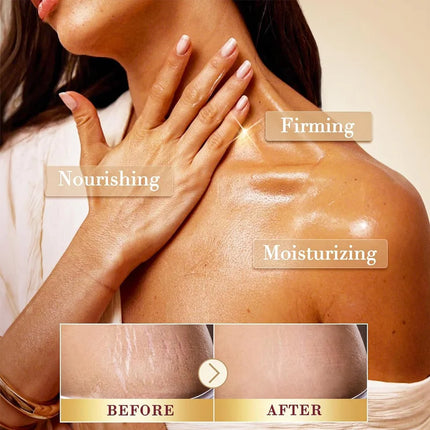 Aceite reafirmante corporal, hidratación profunda, suave, mejora la flacidez, estiramiento de la piel, aumenta la elasticidad, nutritivo, mágico, cuidado corporal de lujo