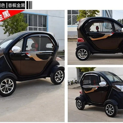 Coche Eléctrico 4WD para Personas Mayores, Vehículo de Movilidad con Tracción en las 4 Ruedas, Accesorio OEM de Fábrica, Motor Eléctrico Silencioso, Diseño Estable y Seguro