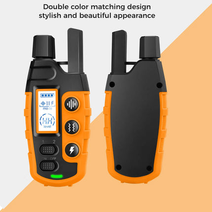 Collar de entrenamiento eléctrico para perros de 3300 pies, Control remoto, resistente al agua, comportamiento de mascotas para cachorros de 5-120 libras con vibración de choque