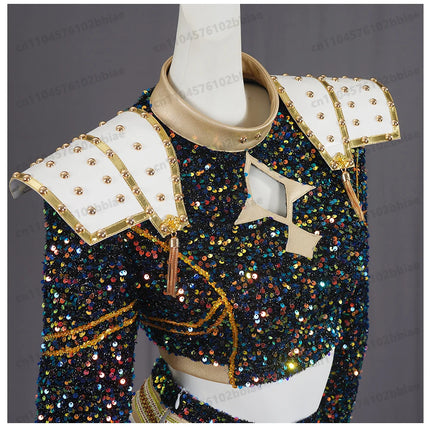 Disfraz de cazadores de demonios kpop para niños, disfraz de rumi para niñas, impresiones de rol de película, disfraces de Cosplay, disfraces de fiesta de Carnaval, conjunto Huntrix 2026