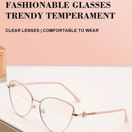 VICKY, nueva moda, Simple, ojo de gato, diseño de marco personalizado, gafas de lectura antiluz azul para mujer, prescripción personalizable