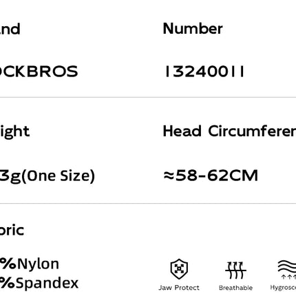 ROCKBROS-Sombrero de ciclismo, pasamontañas fresco de verano, protección UV, bufanda para bicicleta, senderismo, sombrero de seda de hielo, cubierta para la cara, forro para casco deportivo