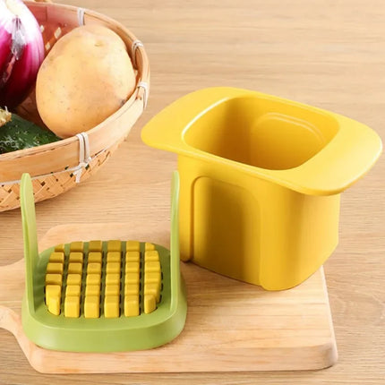 Vegetable Chopper Onion Dicing Artifact French Fries Slicer Kitchen Gadget Cucumber Potato Slicer Fruit Veggie Cutting Tool
