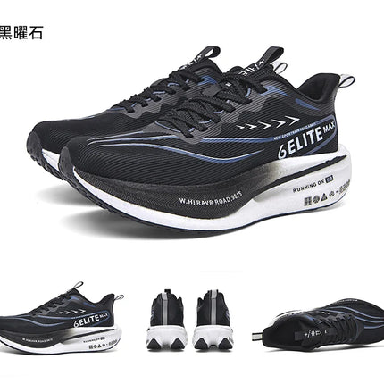 Zapatillas fluorescentes para correr CarbonBoard Marathon, deportivas para hombre, transpirables, cómodas zapatillas deportivas para mujer, suaves y resistentes al desgaste