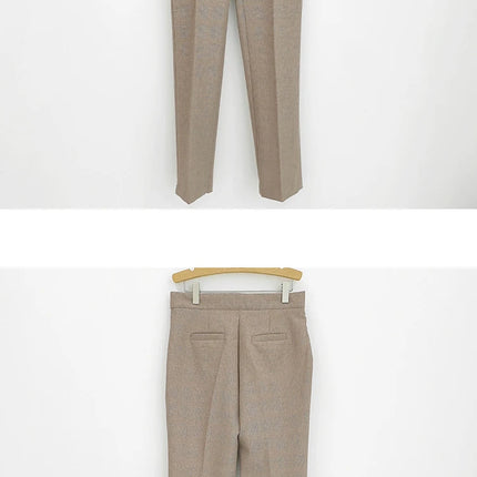 Moda Primavera otoño traje Formal de 3 piezas trajes mujeres ropa de mujer Oficina sólido Tops abrigo Blazer traje y chaleco y pantalones conjunto