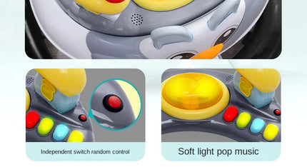 Andadores de bebé plegables LazyChild con rueda Universal, andador multifunción antideslizante y antideslizante, carrito de mano, andador de inicio de aprendizaje