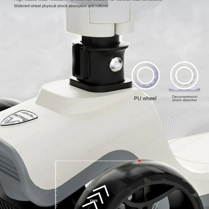 Cochecito de bebé 4 en 1, Scooter, coche yo-yo plegable para bebé de 2 a 7 años, puede sentarse y montar, carrito multifuncional para niños