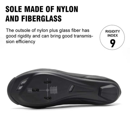 Zapatos de ciclismo WILDTO, zapatos de bicicleta de carretera para hombre, velocidad plana, nueva dureza9, zapatillas de ciclismo profesionales de fibra de vidrio, calzado con tacos SPD