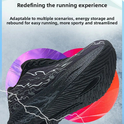 Zapatillas de correr con placa de carbono MIX 5,0 para hombres y mujeres, zapatillas de entrenamiento de absorción de impacto con rebote estable para carreras de maratón