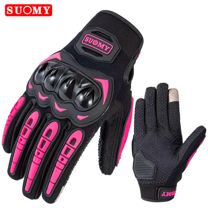 Suomy Guantes de Moto Guantes de Moto pantalla táctil Guantes transpirables Guantes de Moto carreras verano primavera hombres mujeres Luva Moto DH