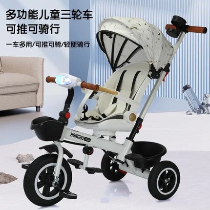 Nuevo Cochecito de bebé multifuncional 4 en 1 con cochecito de niño giratorio y reclinable de 1 a 6 años