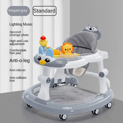 Andadores de bebé plegables LazyChild con rueda Universal, andador multifunción antideslizante y antideslizante, carrito de mano, andador de inicio de aprendizaje
