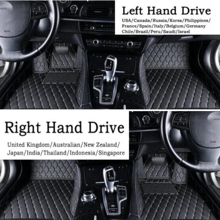 Alfombrillas de Coche de Cuero para SEAT Ibiza Mk3 6L (2002-2008) – Alfombrillas para Pies de Vehículo, Protección Duradera y Estilo Elegante