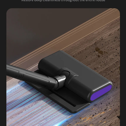Aspirador inalámbrico: filtro Hepa húmedo y seco, tiempo de ejecución de 30 minutos, 180 °   Aspirador de varilla flexible, aspirador de mano para el hogar