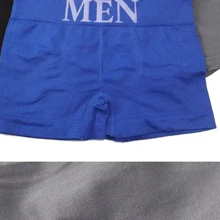 5 uds. Calzoncillos Boxer cómodos de Color liso elástico alto para hombre de estilo fino pantimedias transpirables
