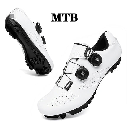 Zapatillas de ciclismo MTB para hombre, botas deportivas para bicicleta de carretera, zapatillas planas de velocidad de carreras, calzado para bicicleta de montaña, zapatos de ciclismo con Pedal Spd