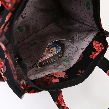 Nuevo bolso artístico de tela gruesa de gran capacidad, fiambrera de trabajo minimalista, bolsa de almacenamiento adecuada para ir de compras, usos varios