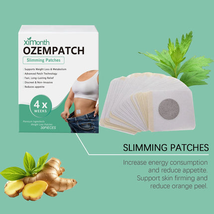 Parche de hierbas para el ombligo, promueve el metabolismo, quemar grasa, mejorar la circulación gastrointestinal, elimina el edema, pegatinas de desintoxicación corporal