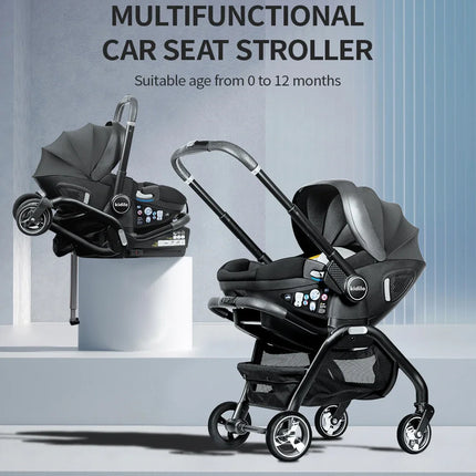 Nuevo cochecito de bebé, cochecito multifuncional bidireccional para recién nacido, asiento de coche para bebé ECE, cochecito de bebé 4 en 1