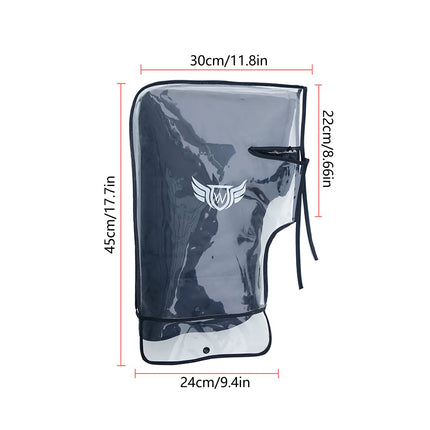 2026 Guantes Protectores de Manillar para Motocicleta, Scooter y Bicicleta – A Prueba de Viento y Lluvia, Mantiene Calientes en Invierno, Mango Grande y Protege las Manos