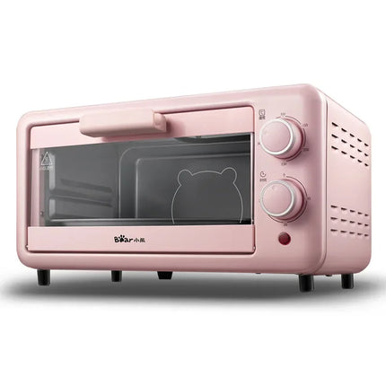 Mini Horno Eléctrico Little Bear DKX-D11B – 11L, Tostadora para Hogar, Color Rosa | Electrodoméstico de Cocina Compacto