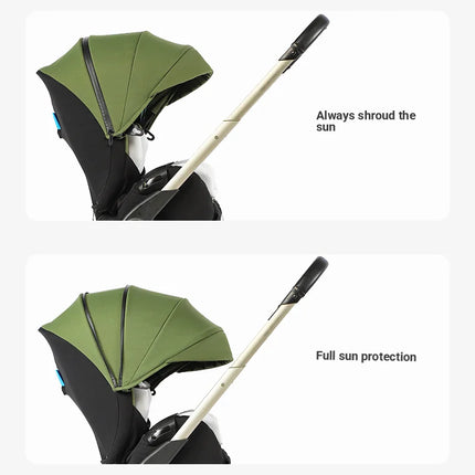 Cochecito de bebé multifuncional 4 en 1, carrito Convertible para recién nacido, asiento de seguridad, Combo, cochecito de bebé plegable