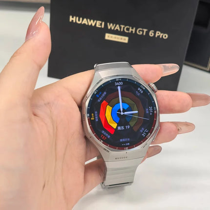HUAWEI Watch GT 6 Pro Smartwatch Hasta 21 días de duración de la batería Versión global Reloj GT6 Pro Funciona perfectamente con iOS y Android NFC