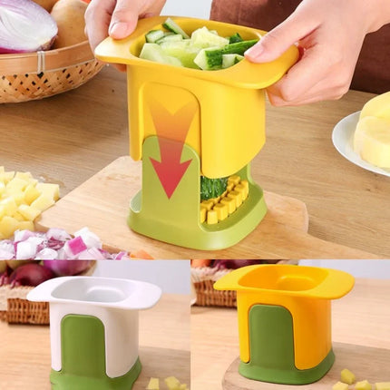 Vegetable Chopper Onion Dicing Artifact French Fries Slicer Kitchen Gadget Cucumber Potato Slicer Fruit Veggie Cutting Tool