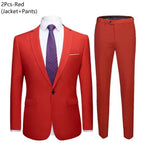 2PCS-Red / Asian 4XL (EU XL)