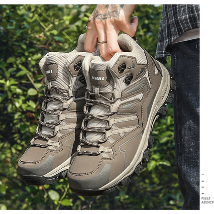 Botas de entrenamiento táctico mejoradas para hombre, zapatos de senderismo antideslizantes de respuesta rápida para acampar al aire libre, zapatos deportivos informales, zapatos de senderismo para mujer