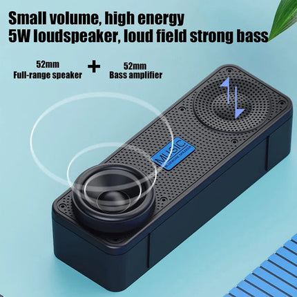 Altavoz inteligente creativo inalámbrico Bluetooth S18, Audio para teléfono móvil, ordenador, Subwoofer, Radio práctica para exteriores