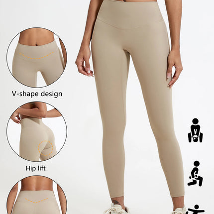 Hearuisavy-mallas de cintura alta de telas súper suaves, pantalones de Yoga para gimnasio de secado rápido, mallas de entrenamiento para correr, mallas deportivas de realce para mujer