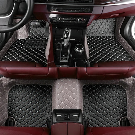 Alfombrillas de Coche de Cuero para SEAT Ibiza Mk3 6L (2002-2008) – Alfombrillas para Pies de Vehículo, Protección Duradera y Estilo Elegante