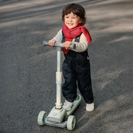 Cochecito de bebé 4 en 1, Scooter, coche yo-yo plegable para bebé de 2 a 7 años, puede sentarse y montar, carrito multifuncional para niños
