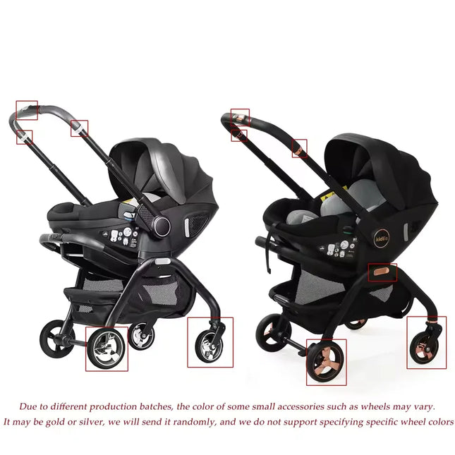 Nuevo cochecito de bebé, cochecito multifuncional bidireccional para recién nacido, asiento de coche para bebé ECE, cochecito de bebé 4 en 1