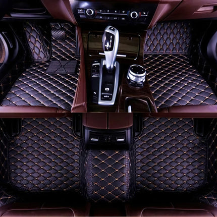 Alfombrillas de Coche de Cuero para SEAT Ibiza Mk3 6L (2002-2008) – Alfombrillas para Pies de Vehículo, Protección Duradera y Estilo Elegante